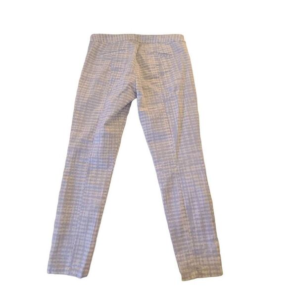GAP Ultra Skinny Womens Blue White Print Stretch Ankle Pants Size 8 - Picture 3 of 14